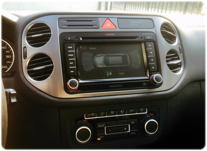 vw tiguan zenec