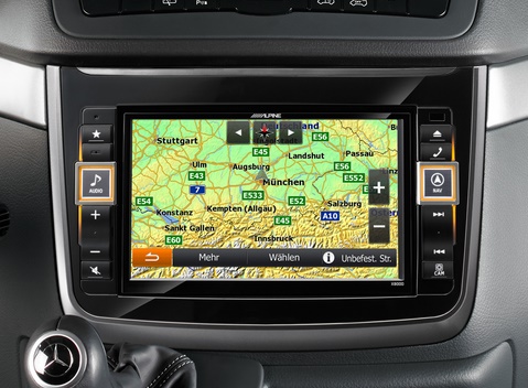 alpine x800d-v view