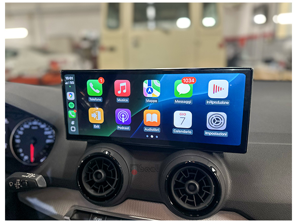 Car Tablet CarPlay Hardstone per Audi Q2