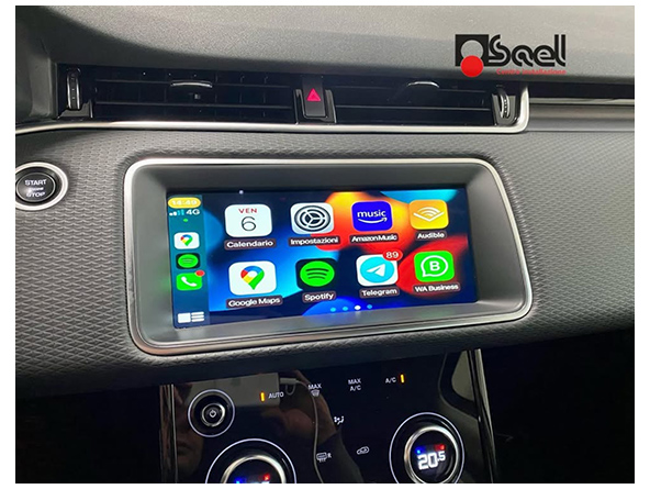 interfaccia CarPlay Range Rover Evoque L551