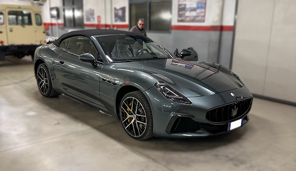 Maserati GranCabrio Trofeo 2024 nel workshop SAEL