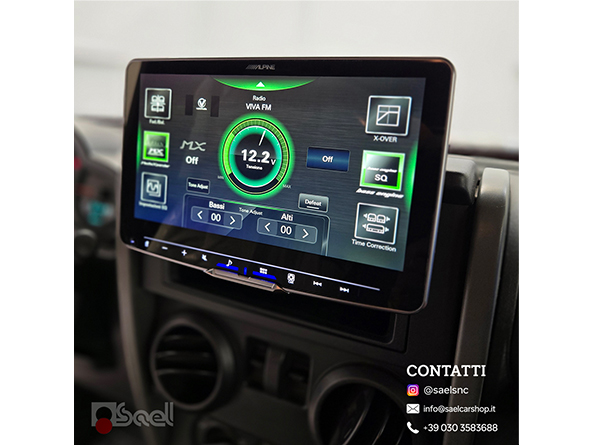 Alpine iLX-F905D CarPlay Jeep Wrangler JK