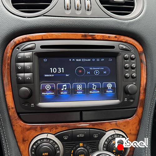 Car Tablet CarPlay Mercedes SL R230